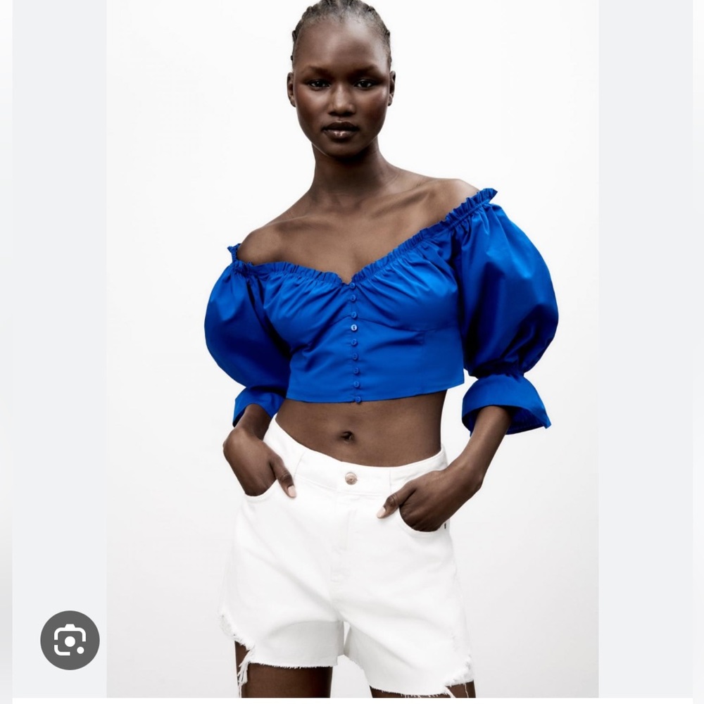 zara top nwt